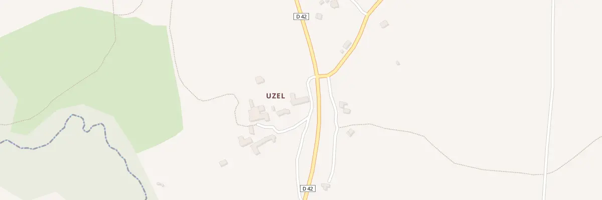 Plan du 6 Uzel à Trémel