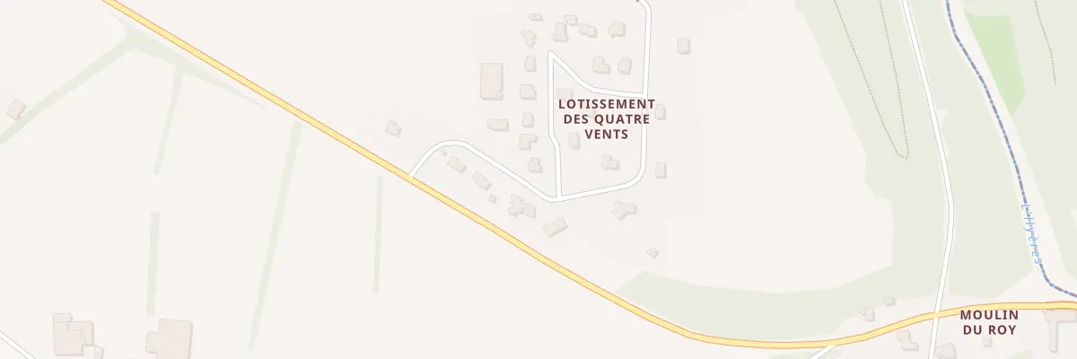 Plan du 1 Rue Gilbert Robin à Kergloff