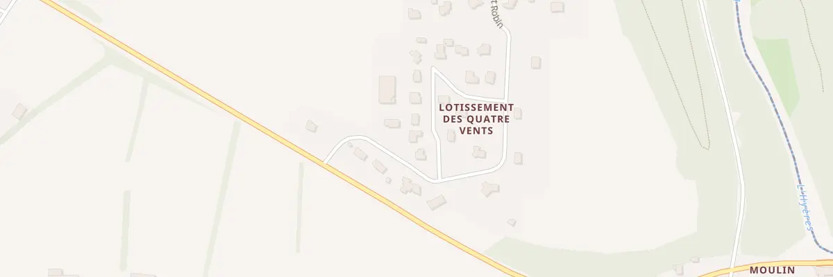 Plan du 3 Rue Gilbert Robin à Kergloff