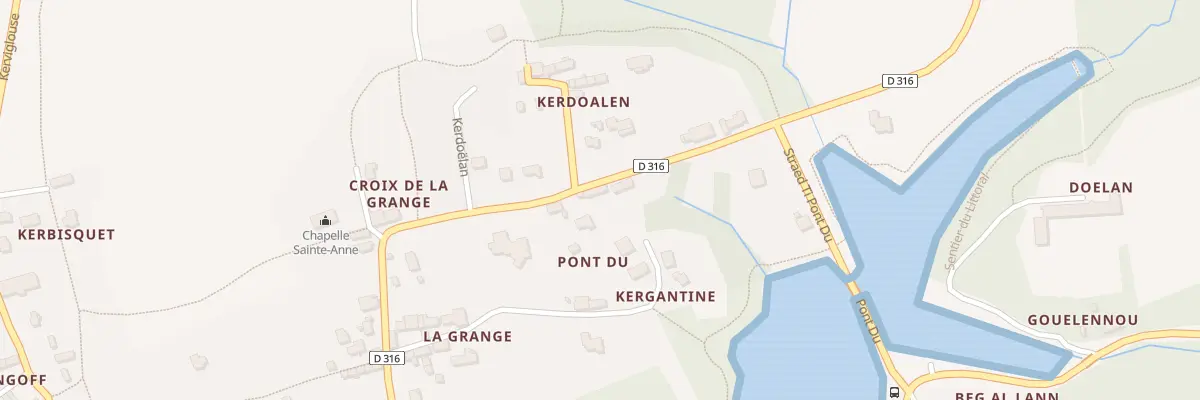 Plan du 3 Rue de Pont du à Clohars-Carnoët