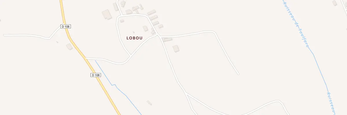 Plan du 6852 Lobou à Guiscriff