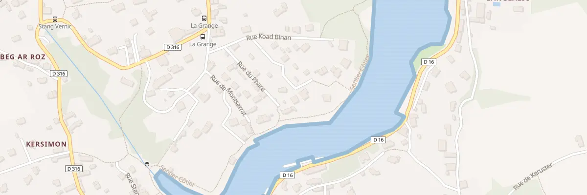Plan du 2 Rue de Koad Bihan à Clohars-Carnoët
