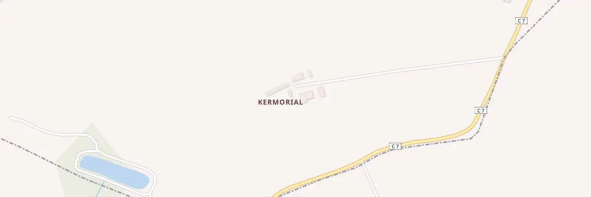 Plan du 10 Kermorial à Baye