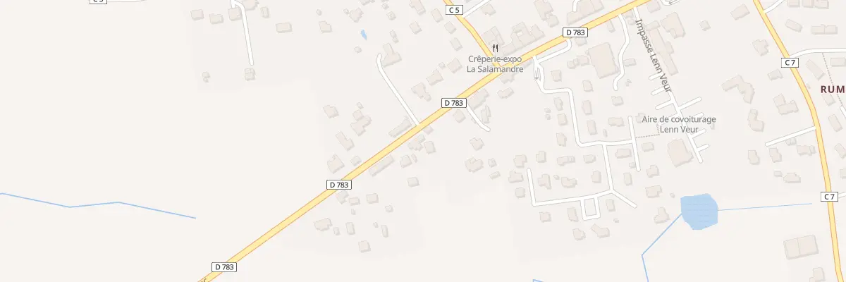 Plan du 121 Rte de Riec à Baye