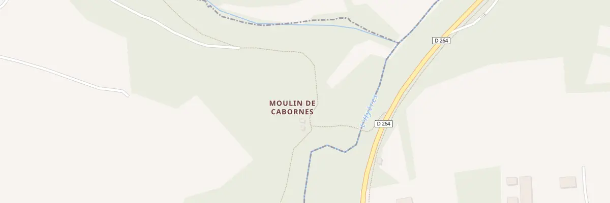 Plan du 322 Moulin de Cabornes à Cléden-Poher