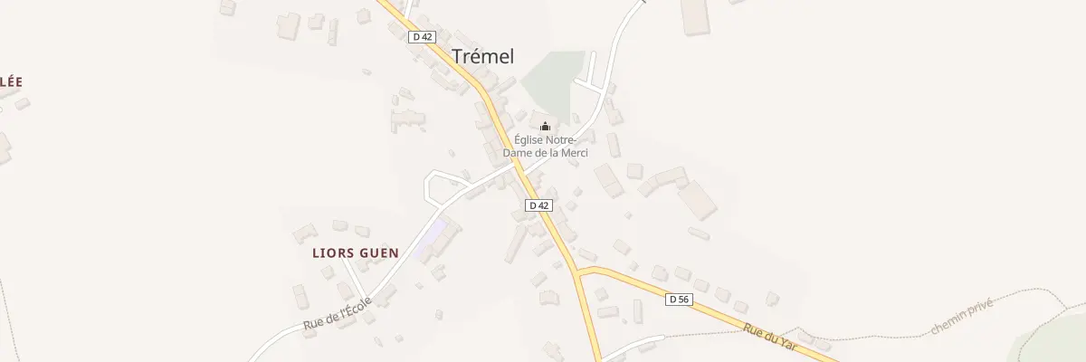 Plan du 5002 Le Bourg à Trémel