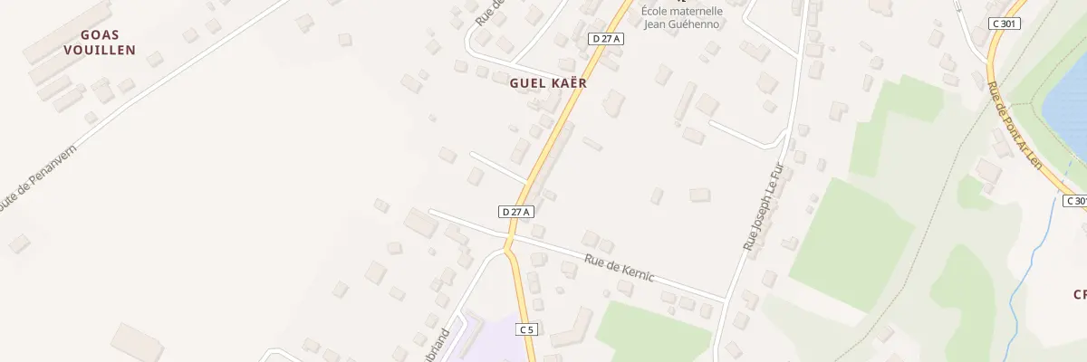 Plan du 49 Rue Jean Louis Kergaravat à Gourin