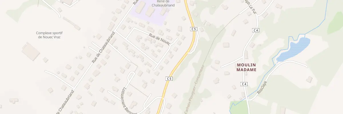 Plan du 31 Rue de Nouec à Gourin