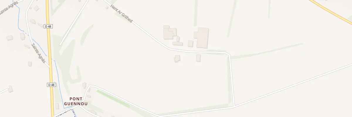 Plan du 230 Rosanguillou à Kergloff