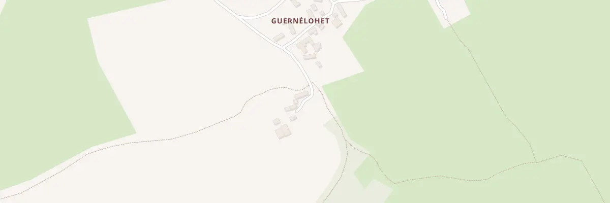Plan du 197 Guernélohet à Botsorhel