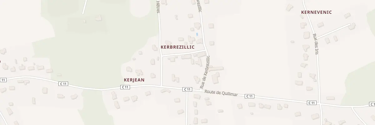 Plan du 3 Rue des Hortensias à Moëlan-sur-Mer