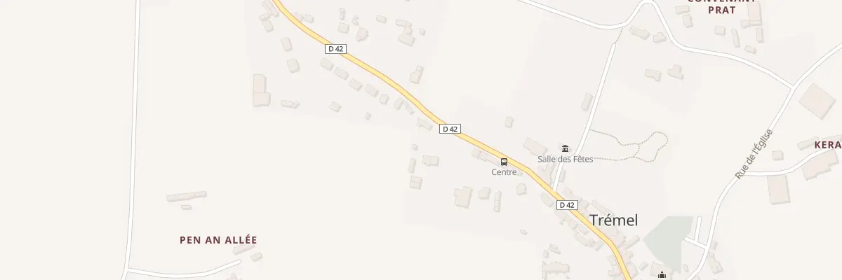 Plan du 5035 Le Bourg à Trémel