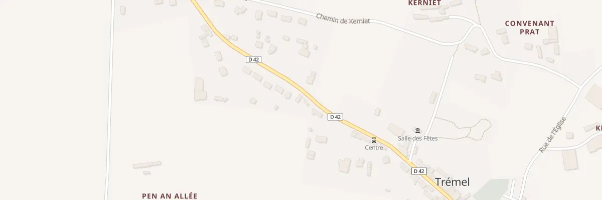 Plan du 7 Rue de Plestin à Trémel