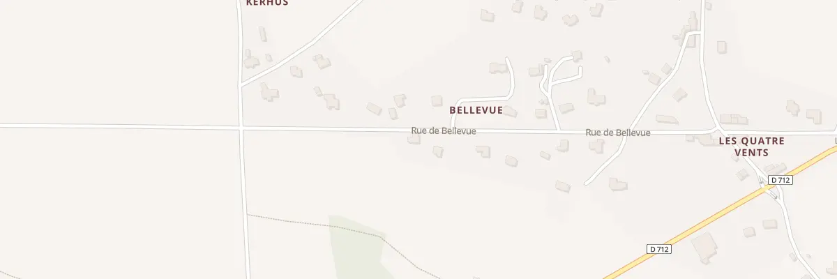 Plan du 19 Rue de Bellevue à Plouégat-Moysan