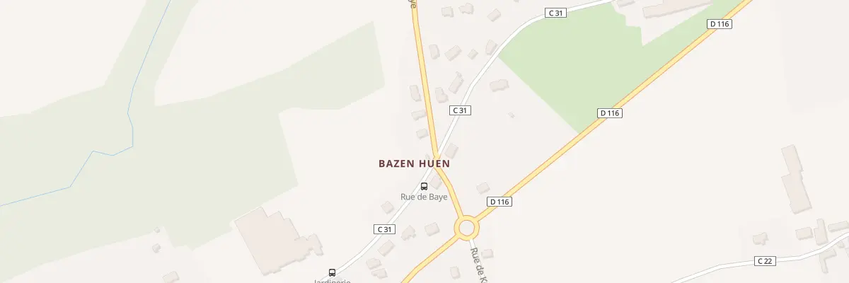 Plan du 1 Rue de Baye à Moëlan-sur-Mer