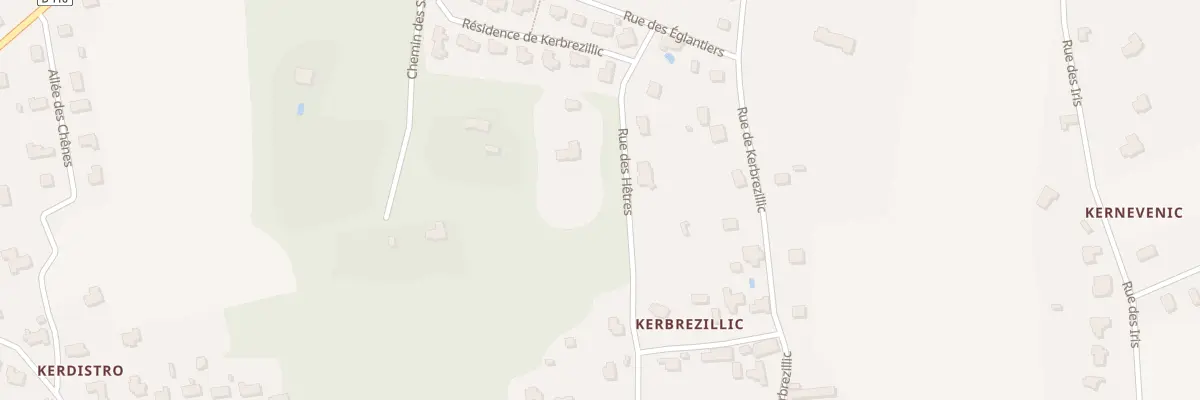 Plan du 7 Rue des Hêtres à Moëlan-sur-Mer