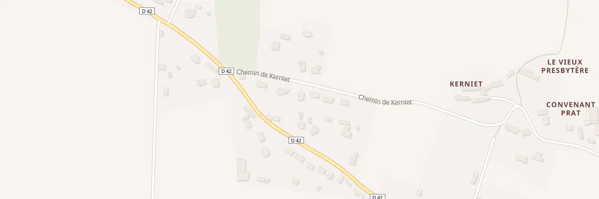 Plan du 6 Che de Kerniet à Trémel