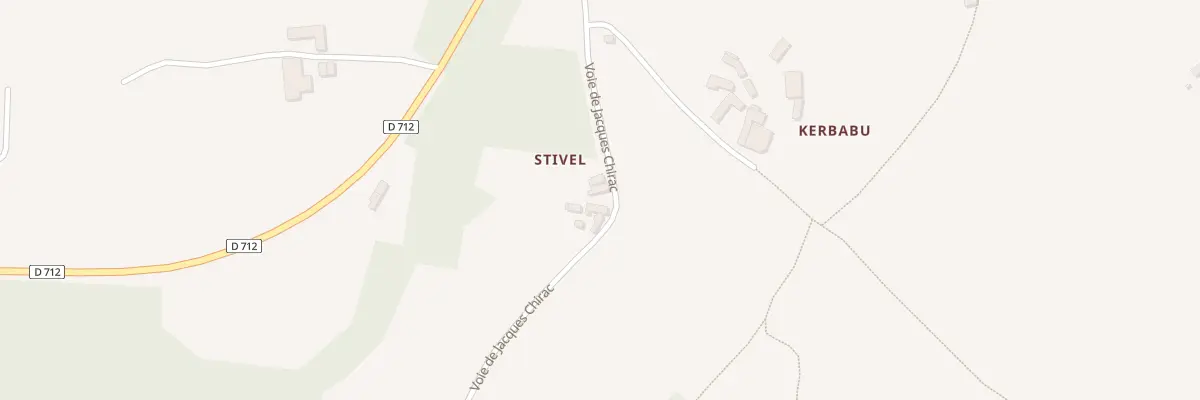 Plan du 246 Stivel à Plouégat-Moysan