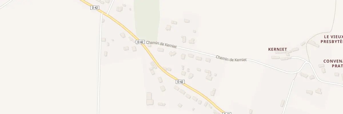 Plan du 4 Chem de Kerniet à Trémel