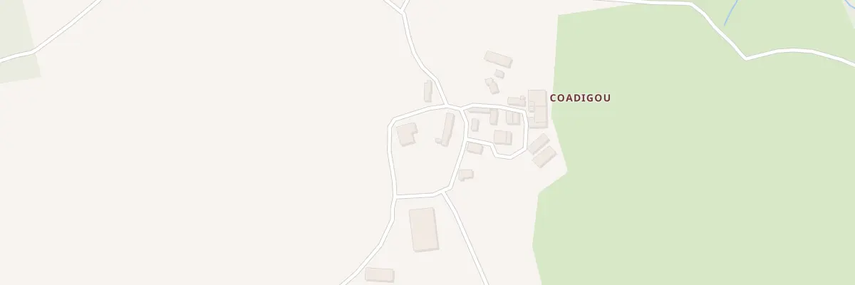 Plan du 335 Coadigou à Poullaouen