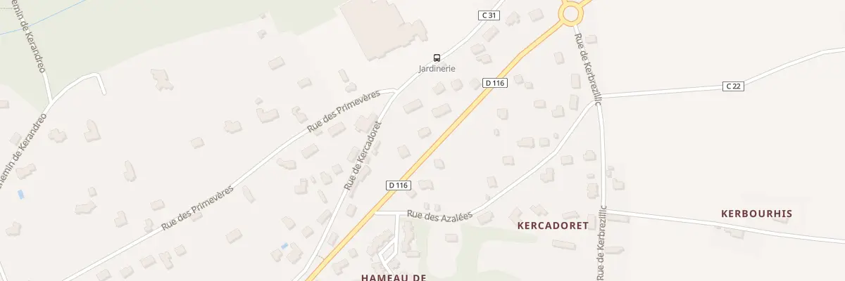 Plan du 57 Rue de Quimperle à Moëlan-sur-Mer