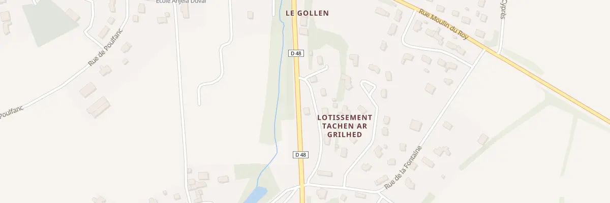 Plan du 2 Rue du 11 Novembre 1918 à Kergloff