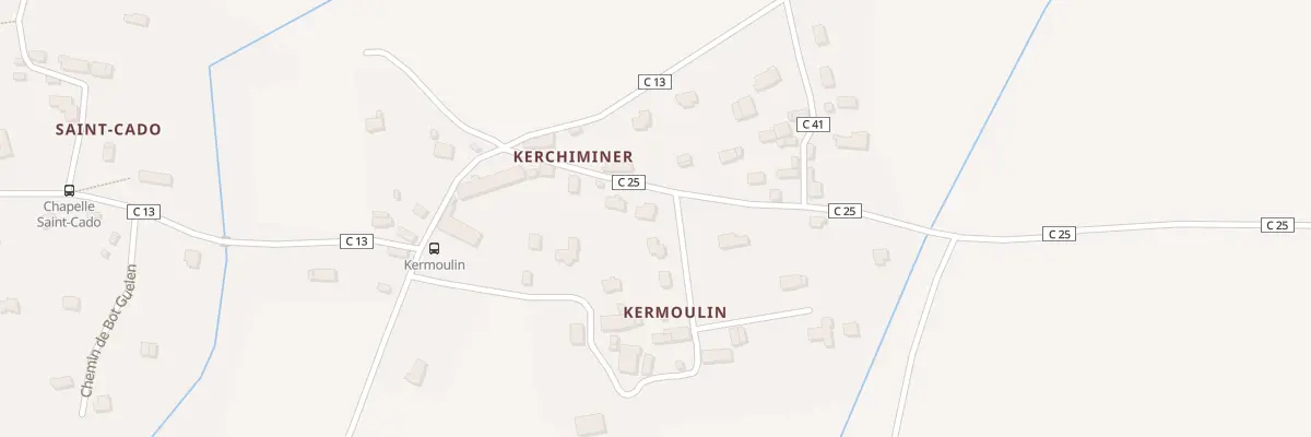 Plan du 10 Rue de Kerchiminer à Moëlan-sur-Mer