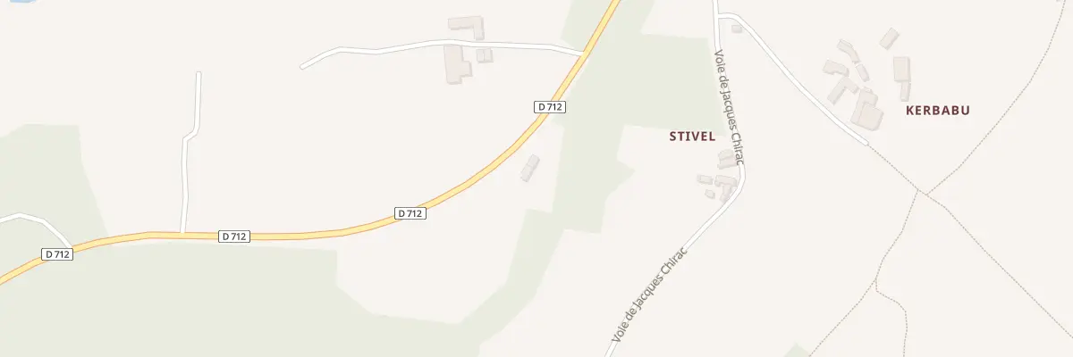 Plan du 252 Moulin de la Haye à Plouégat-Moysan