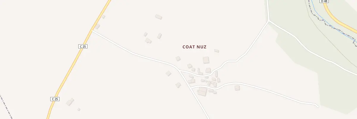 Plan du 317 Coat Nuz à Cléden-Poher