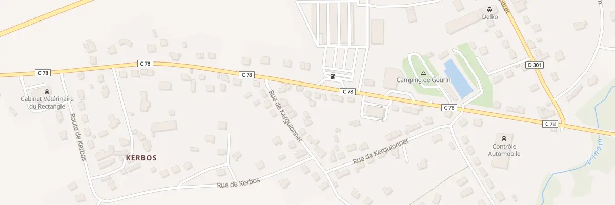 Plan du 17 Rue de Cornouaille à Gourin