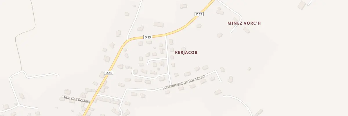 Plan du 13 Cite de Kerjacob à Saint-Thurien
