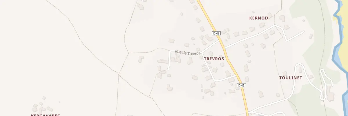 Plan du 7 Rue de Trevros à Plestin-les-Grèves