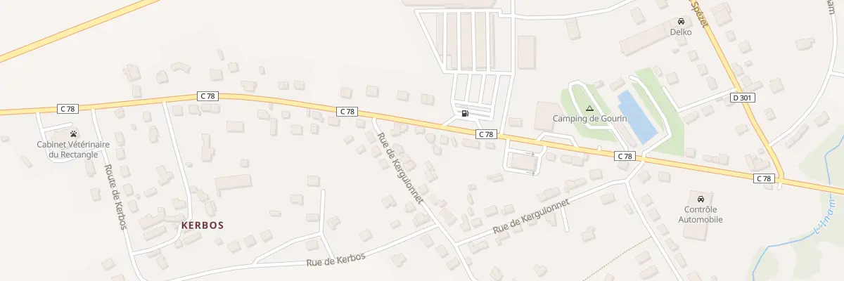 Plan du 19 Rue de Cornouaille à Gourin