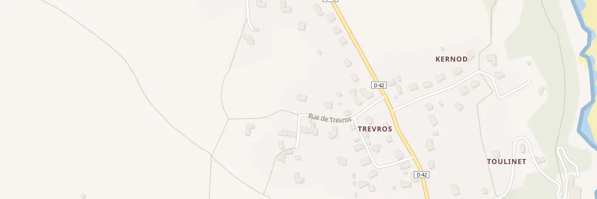 Plan du 8 Rue de Trevros à Plestin-les-Grèves