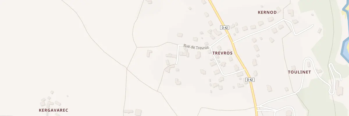 Plan du 12 Rue de Trevros à Plestin-les-Grèves