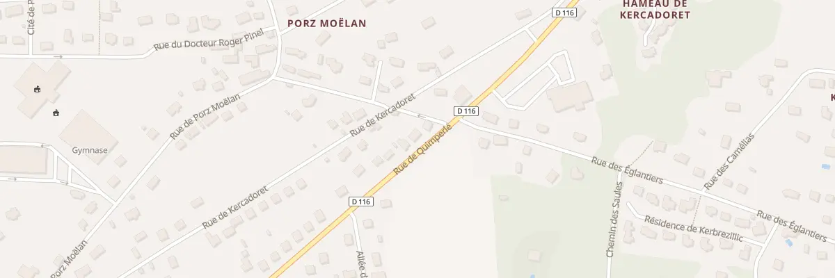 Plan du 41 Rue de Quimperle à Moëlan-sur-Mer