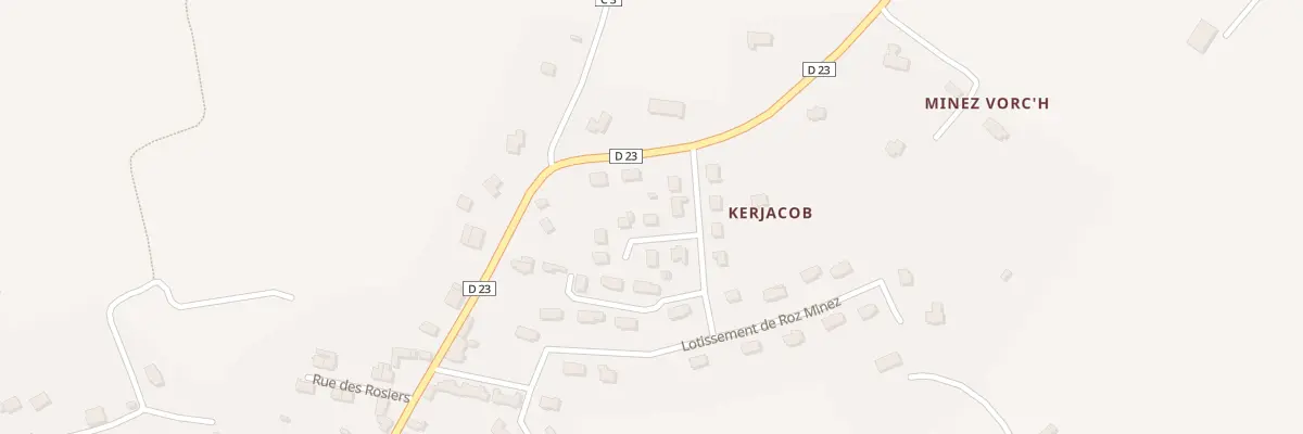 Plan du 6 Cite de Kerjacob à Saint-Thurien