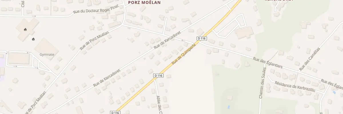 Plan du 37 Rue de Quimperle à Moëlan-sur-Mer