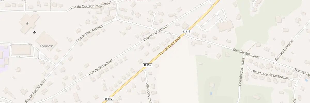 Plan du 35 Rue de Quimperle à Moëlan-sur-Mer