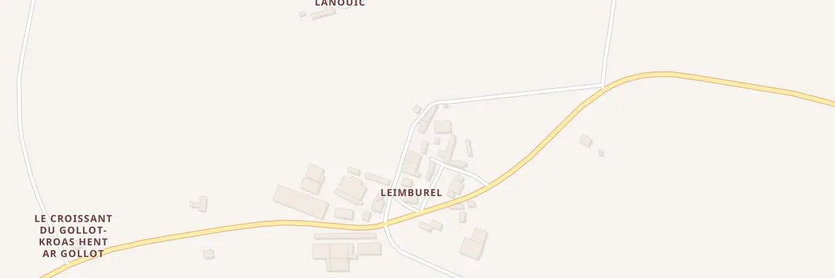 Plan du 1983J Leimburel à Poullaouen