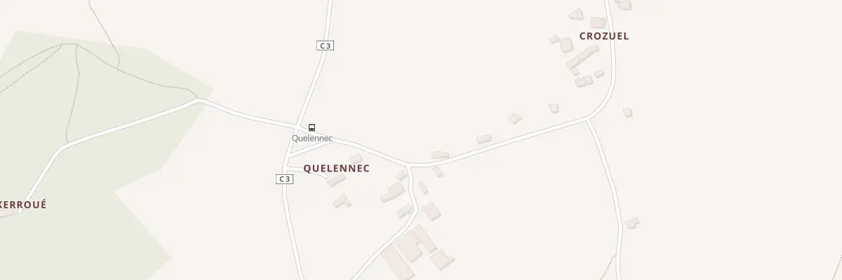 Plan du 286 Quelennec à Saint-Thurien