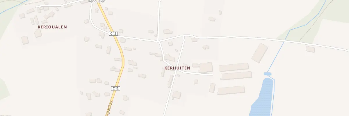 Plan du 30 Kerhuiten à Moëlan-sur-Mer