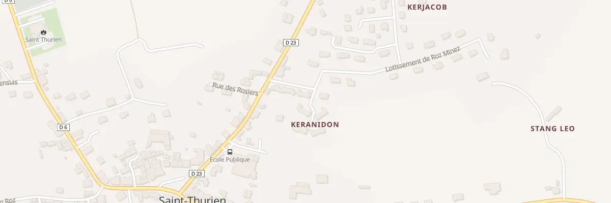 Plan du 2 Clos de Ker An Idon à Saint-Thurien