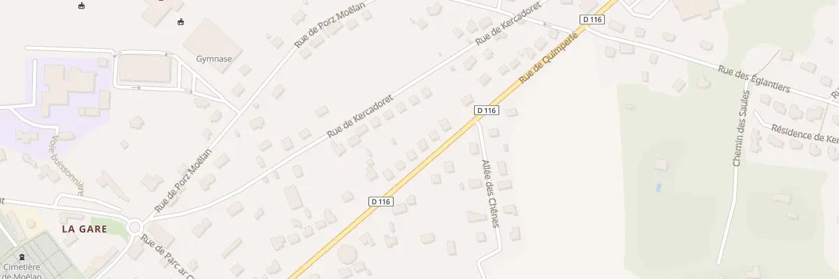 Plan du 29B Rue de Quimperle à Moëlan-sur-Mer