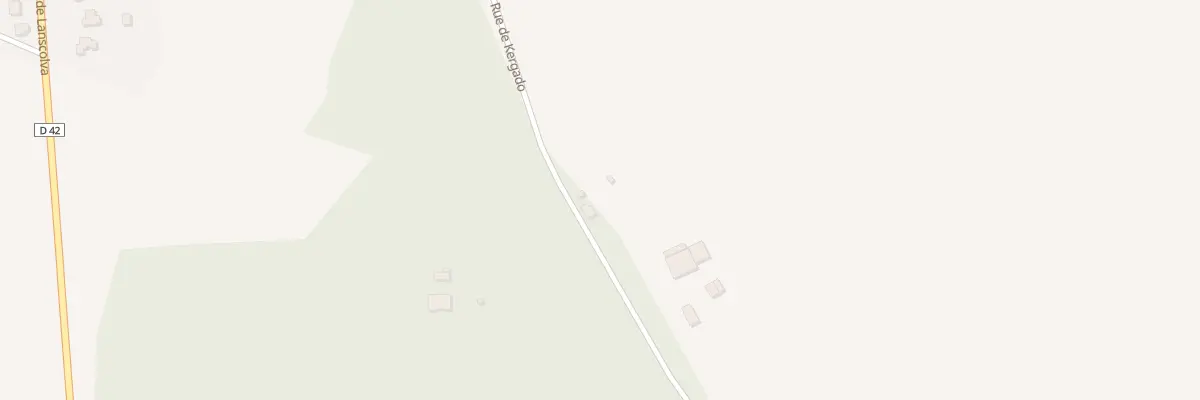Plan du 91 Rue de Kergado à Plestin-les-Grèves