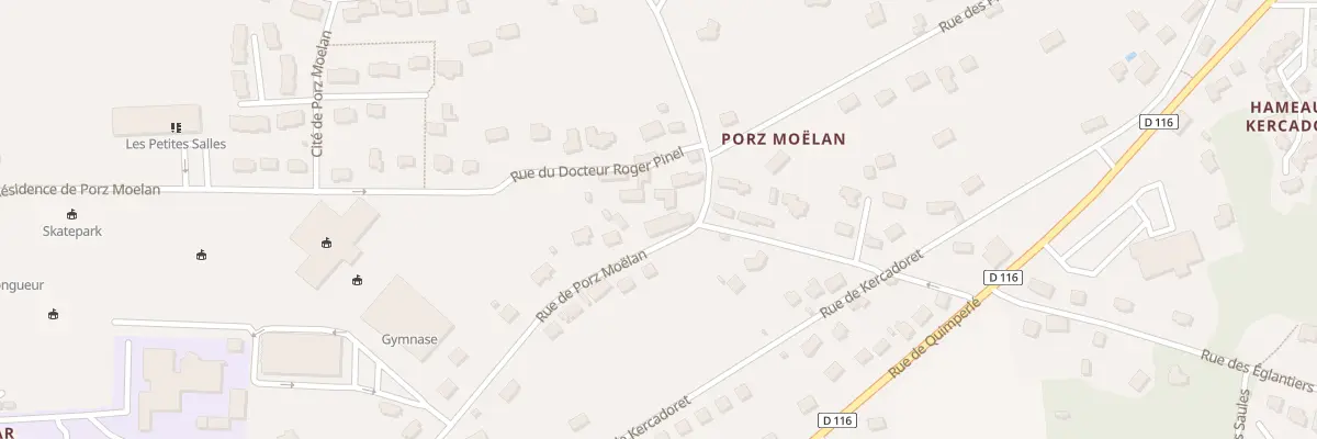 Plan du 17 Rue de Porz Moelan à Moëlan-sur-Mer