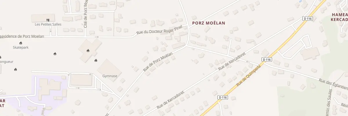 Plan du 20 Rue de Porz Moelan à Moëlan-sur-Mer