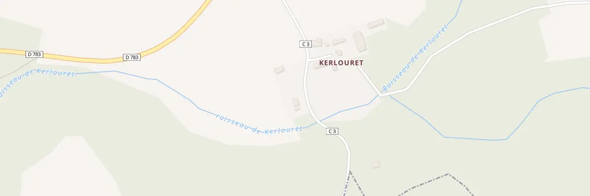 Plan du 4 Kerlouret à Baye