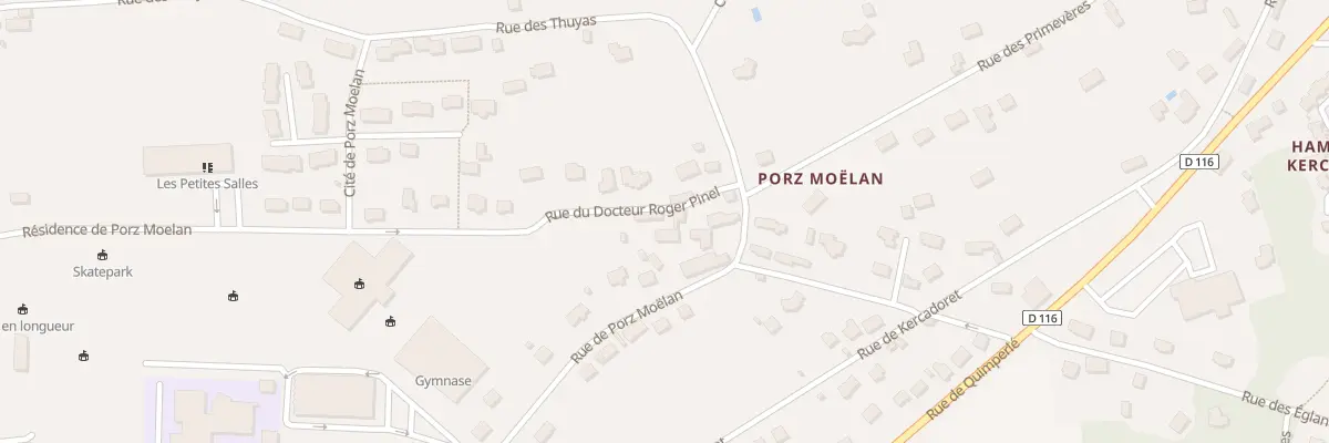 Plan du 4 Rue du Docteur Roger Pinel à Moëlan-sur-Mer