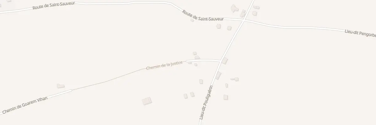 Plan du 195 Pouliguerin à Saint-Hernin